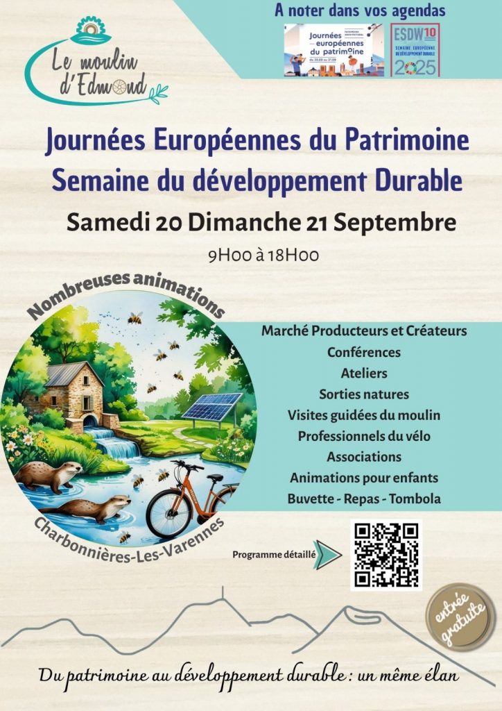 Journées Européennes du Patrimoine Semaine du développement Durable