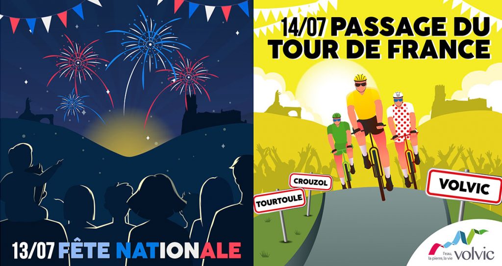 13 et 14 juillet : Fête Nationale et Tour de France