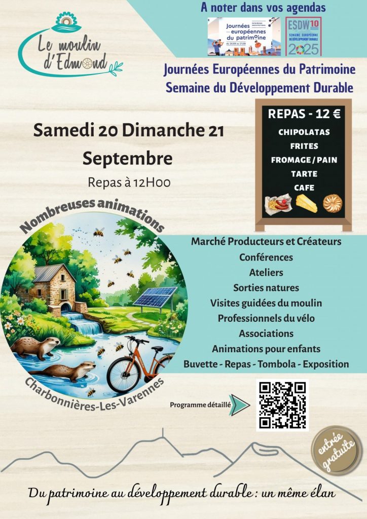 Le moulin d’Edmond en fête – Repas