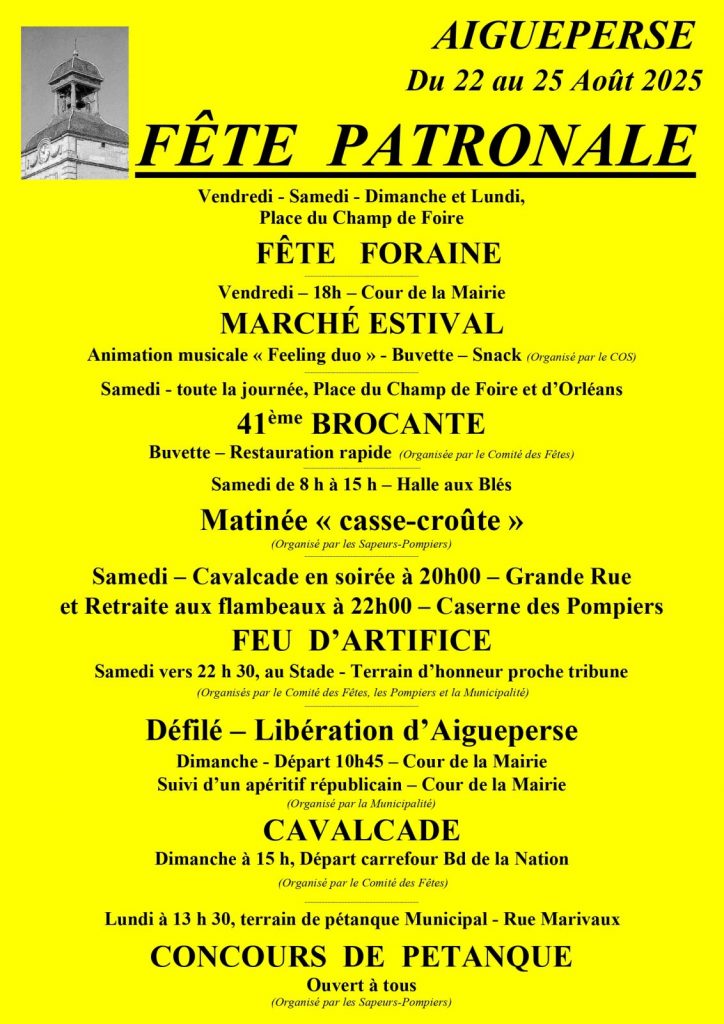 Fête patronale