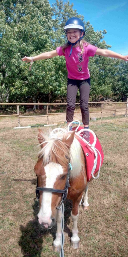 Stage de voltige à cheval