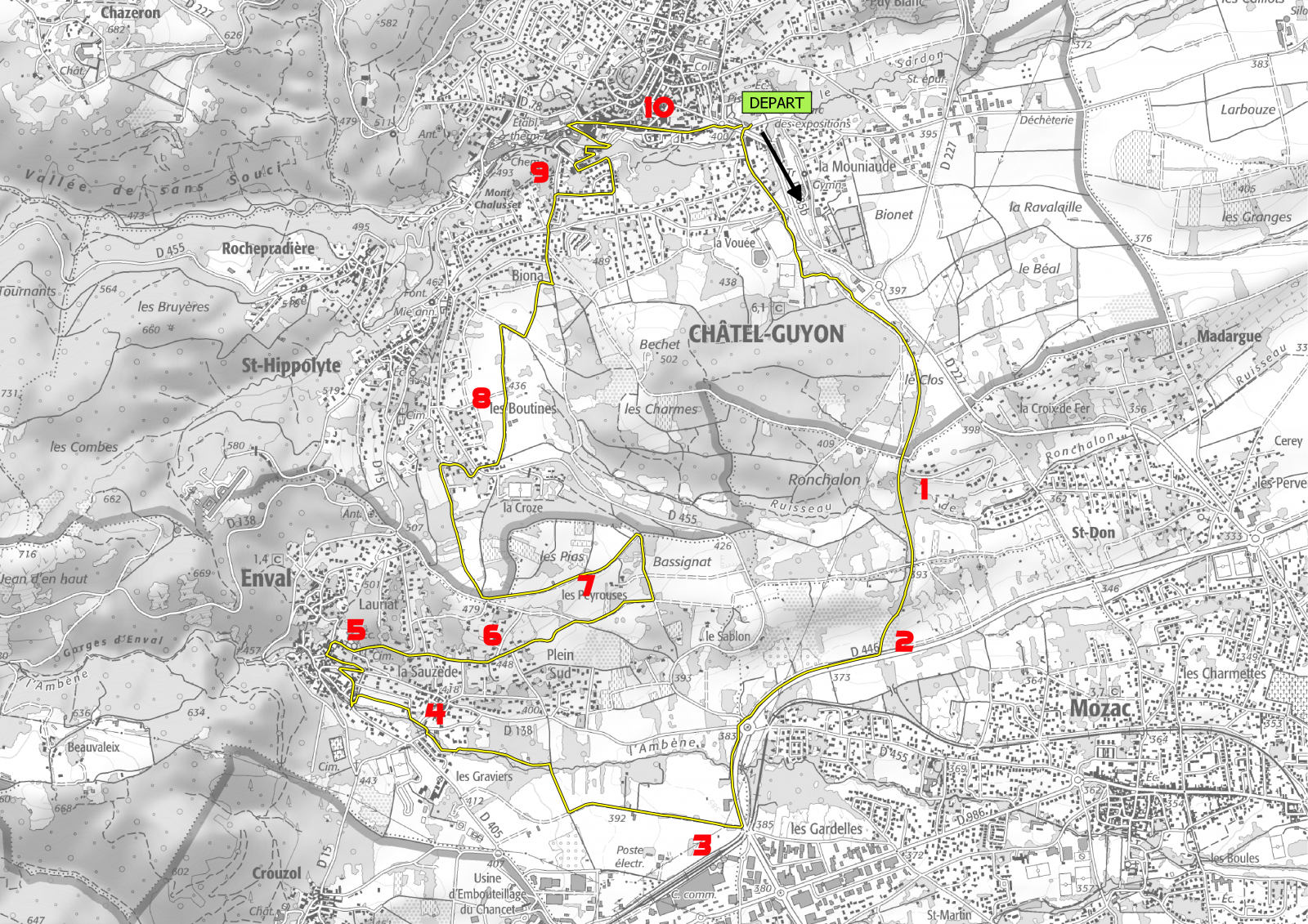 Parcours Vélo-Tourisme : Birlou