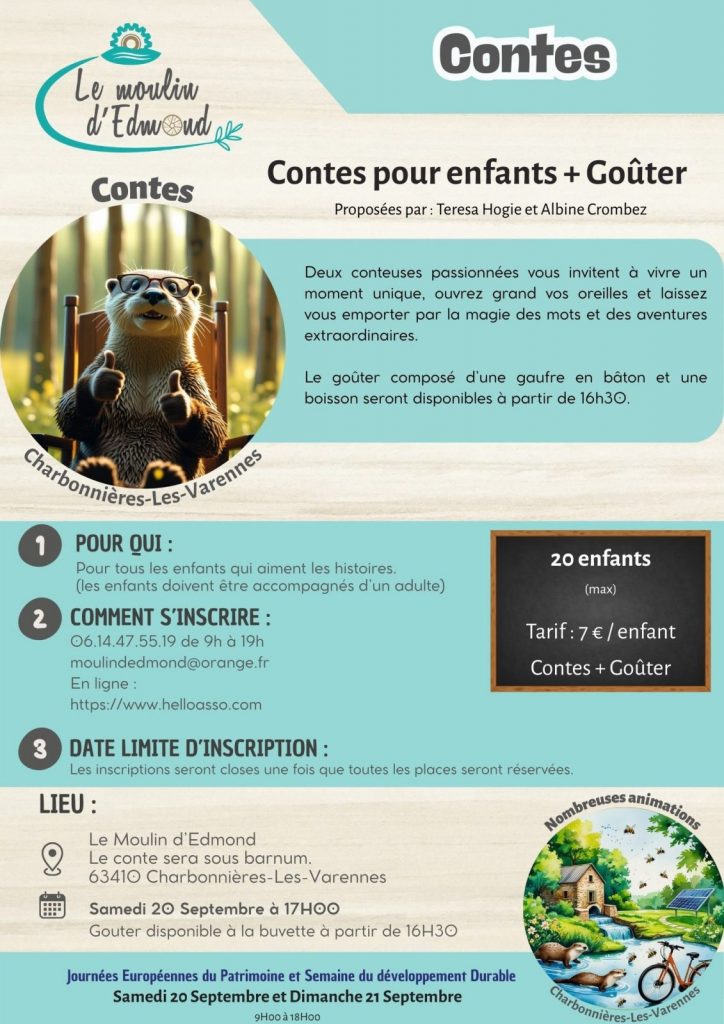 Contes pour enfants + Goûter