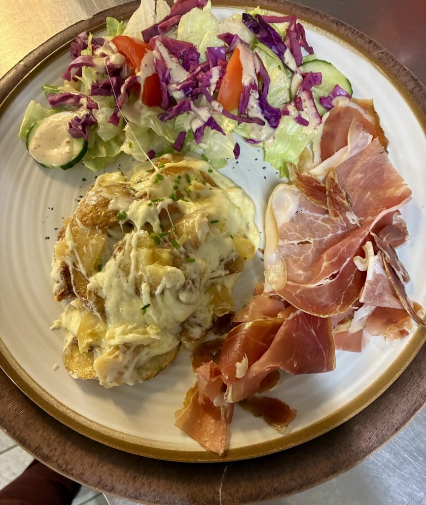 Truffade avec son jambon d’AUVERGNE
