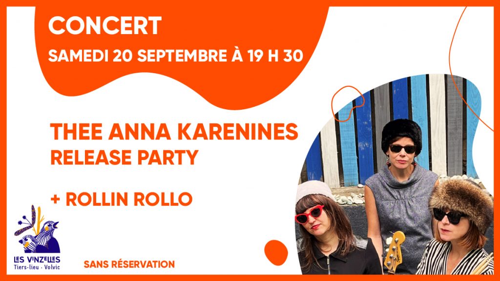 concert : Thee Anna Karenines + Rollin Rollo