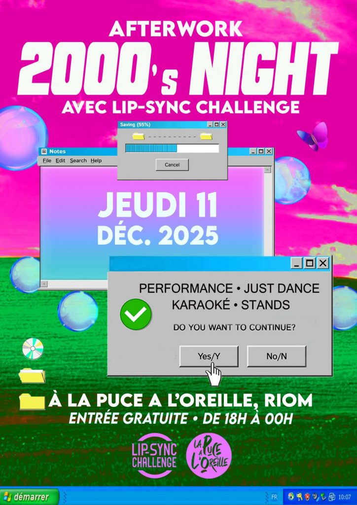 Afterwork années 2000 avec Lipsync Challenge