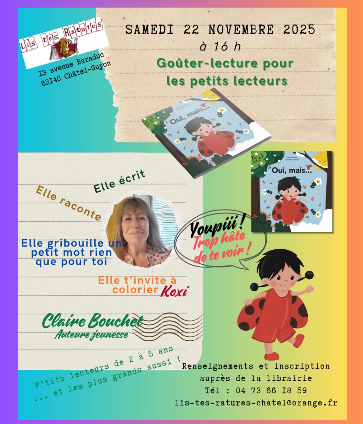 Goûter-lecture pour les petits lecteurs
