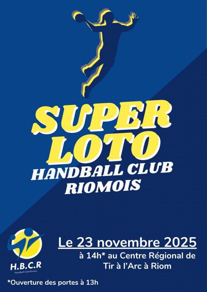 Super loto Handball Club Riomois