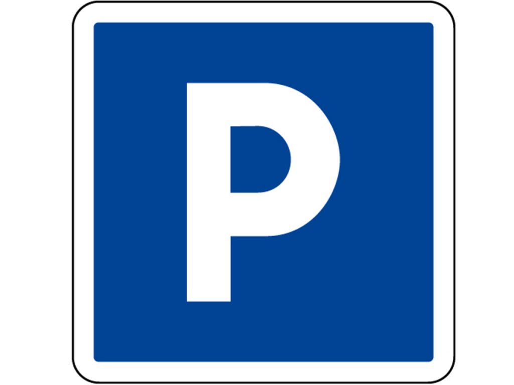 Panneau de signalisation parking