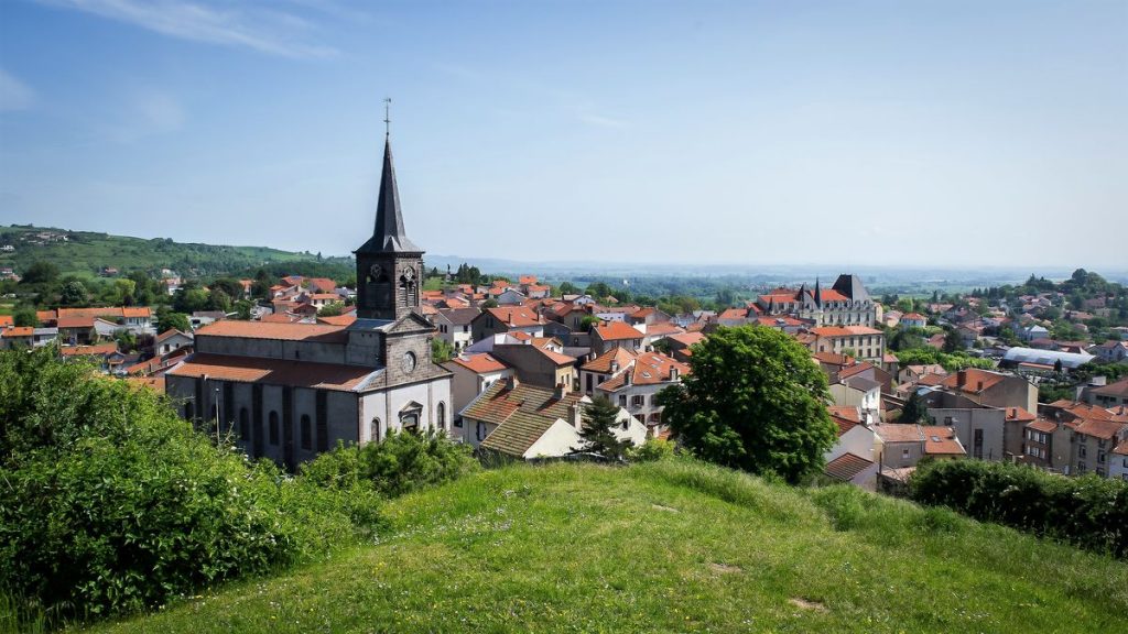 Vue du calvaire à Châtel-Guyon