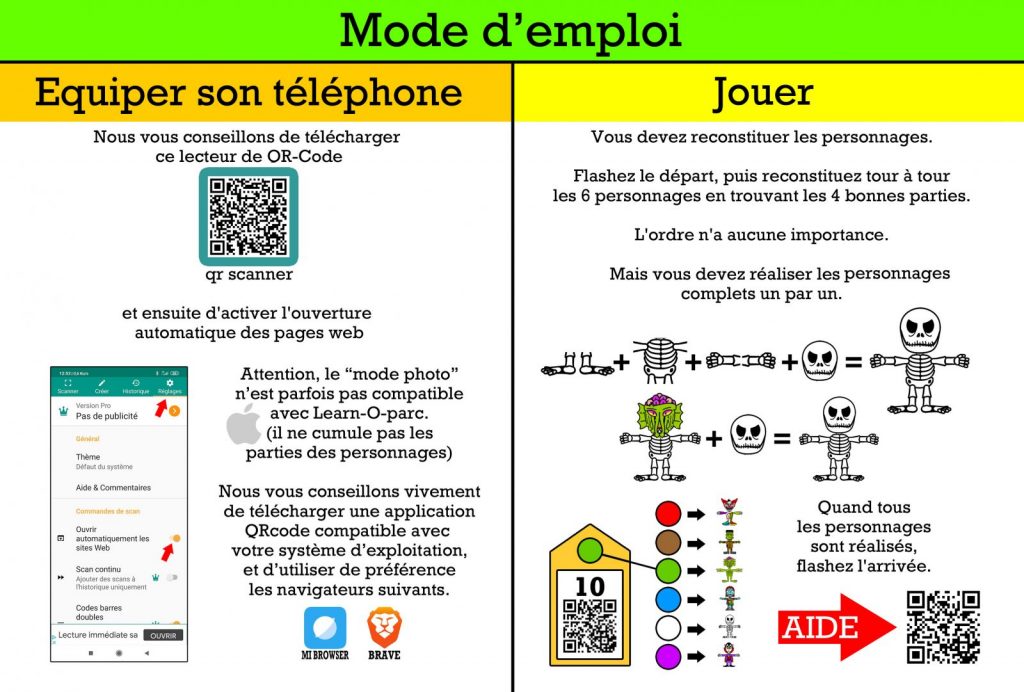 Parcours des monstres